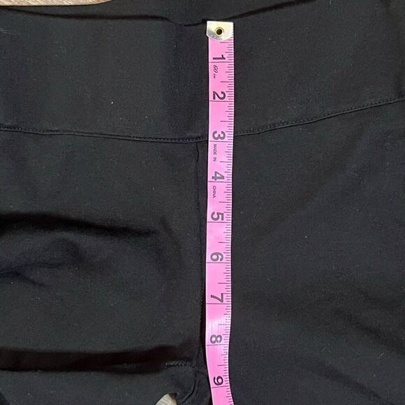 Zara Trafaluc Collection Women's Mid-Rise Side Zip Ankle Pants Black Size Medium - Picture 7 of 7